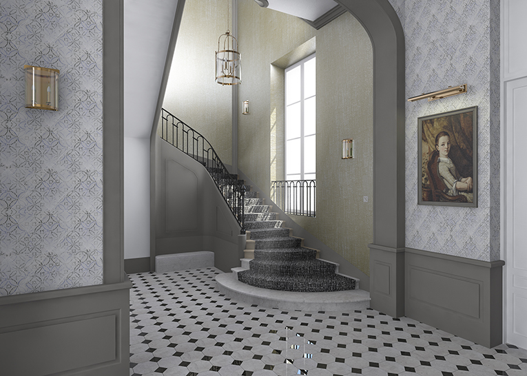 Graphiste architecture perspectiviste illustrateur maison chambre hotel 3D Bordeaux